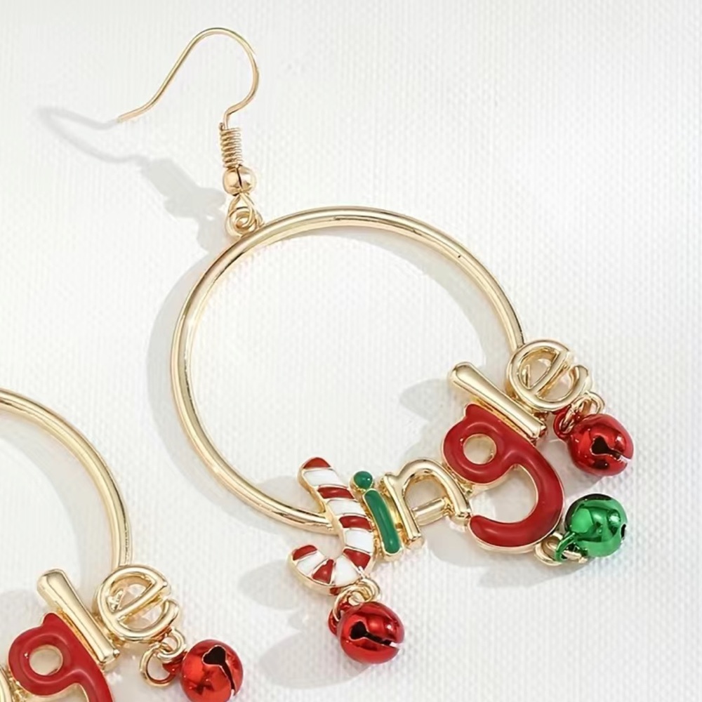 Jingle Bells Earrings - Picture 5 of 6